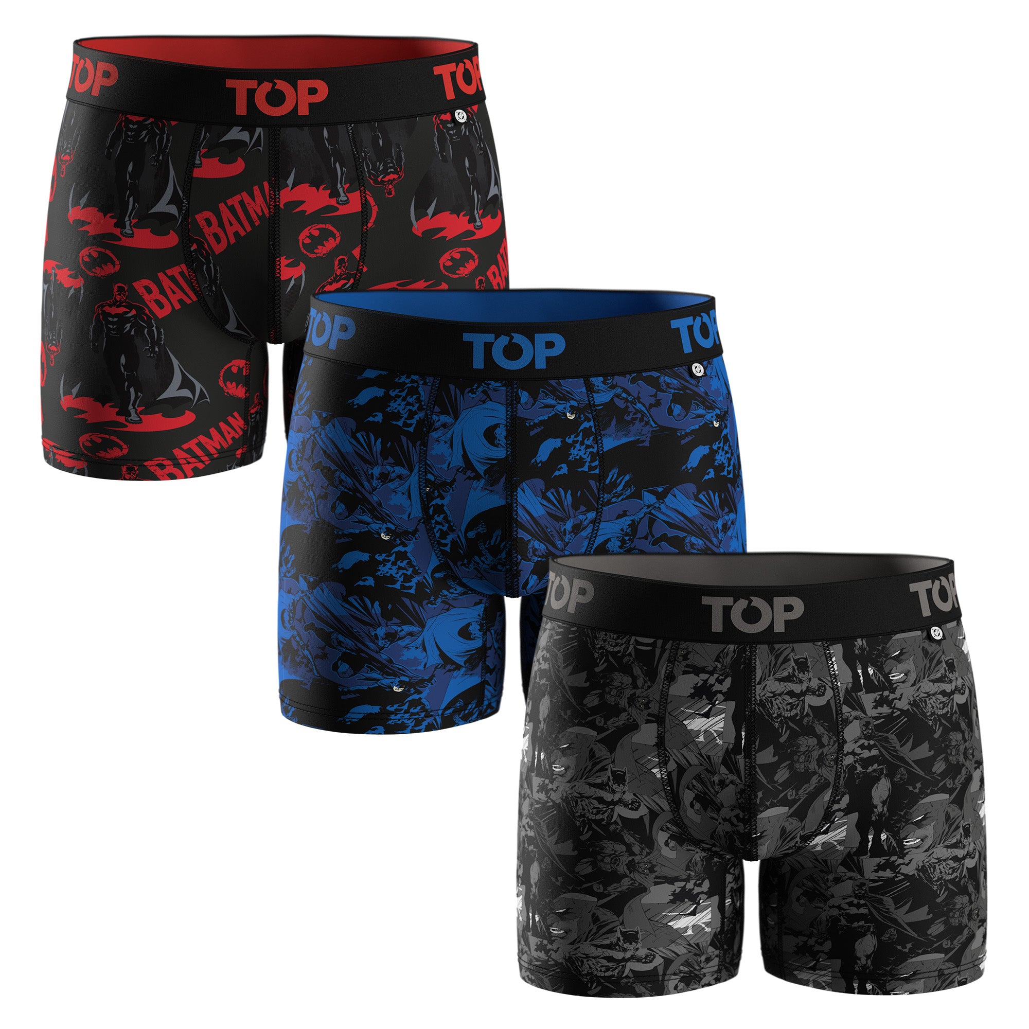 Bóxer Medio Algodón DC Pack 3 C19