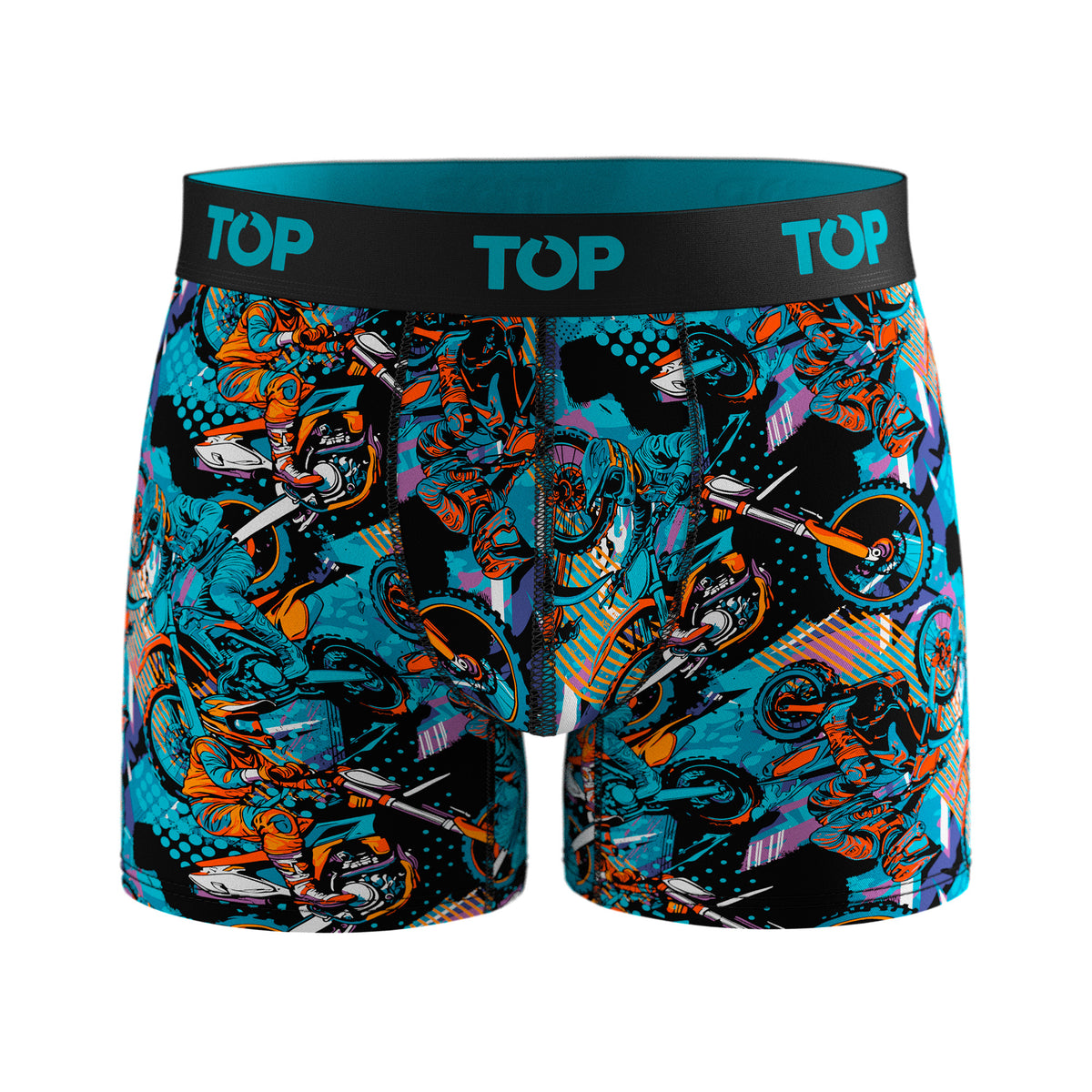 Bóxer Medio Algodón Pack 3 Motores C2