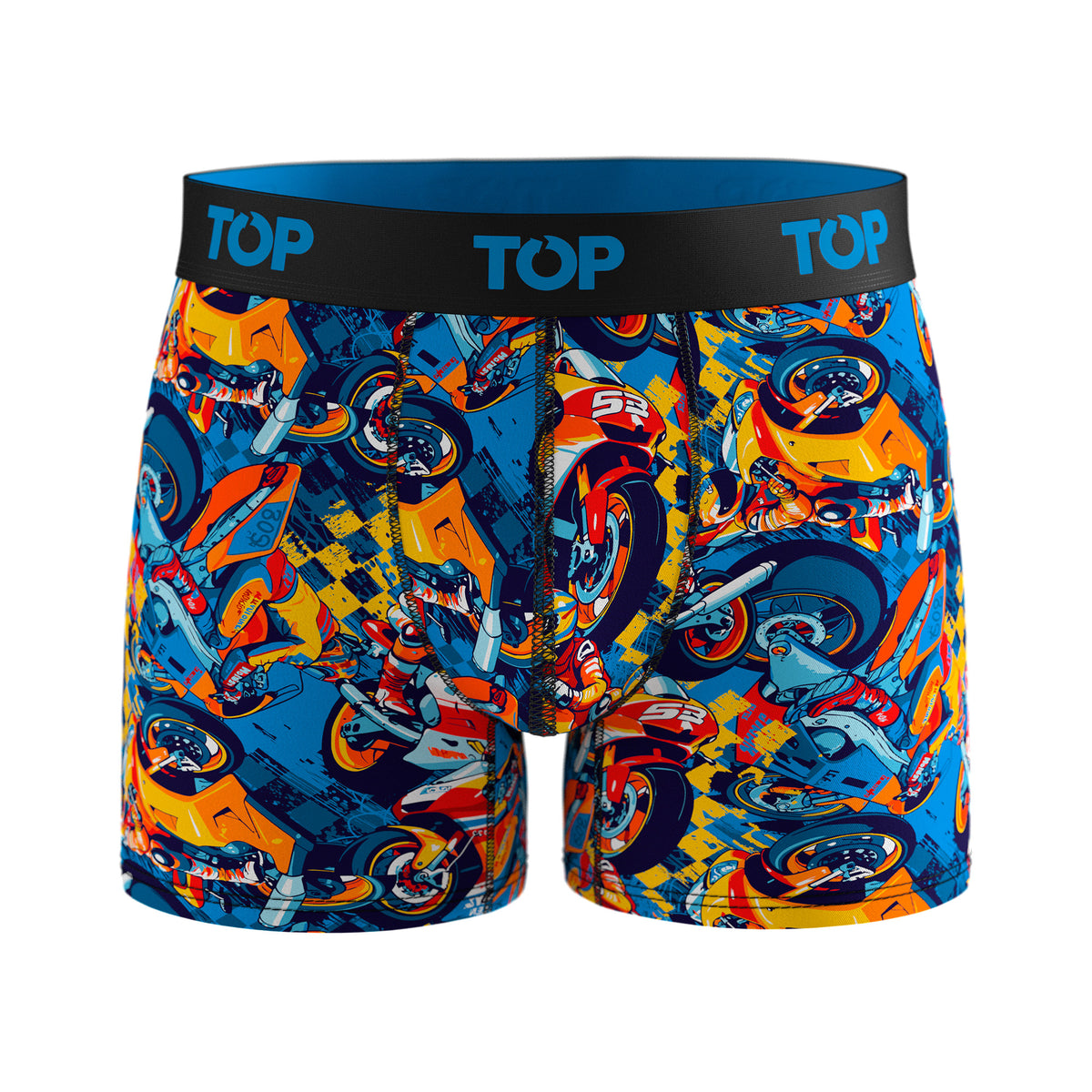 Bóxer Medio Algodón Pack 3 Motores C5