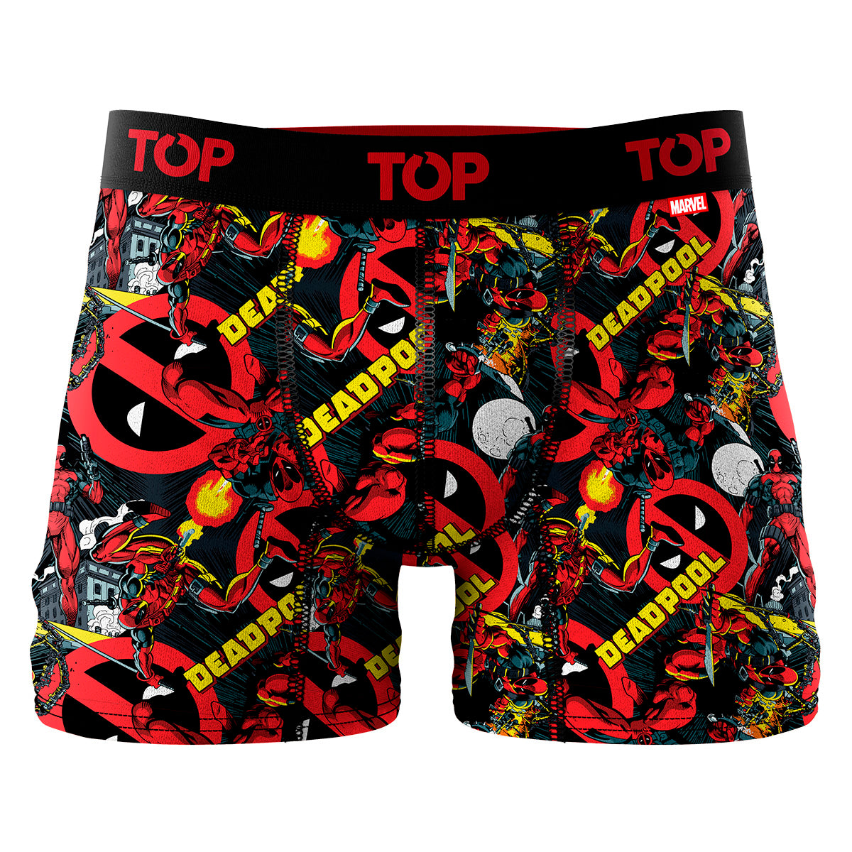 Bóxer Medio Algodón Pack 3 Marvel Deadpool C15