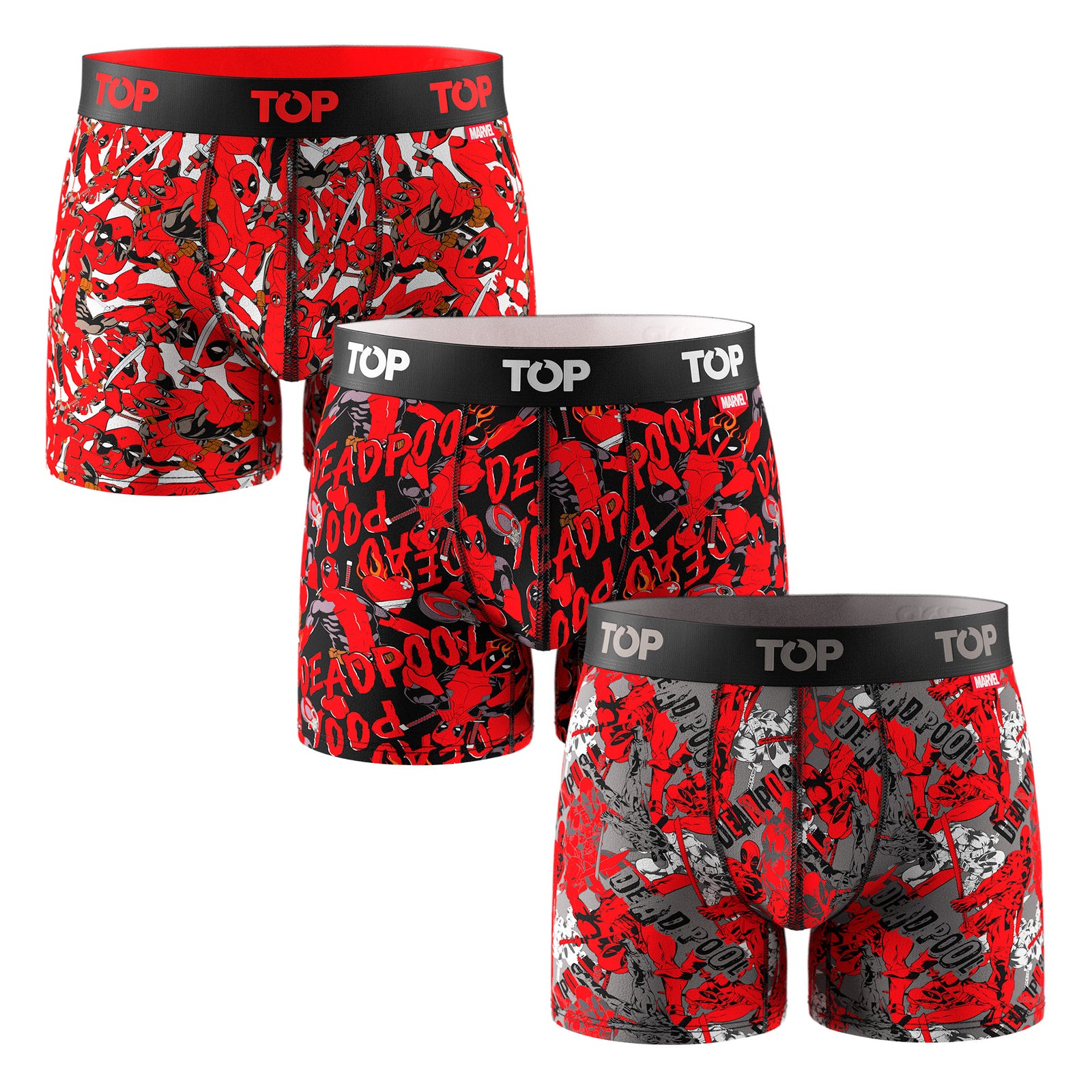 Bóxer Medio Algodón Pack 3 Marvel C20
