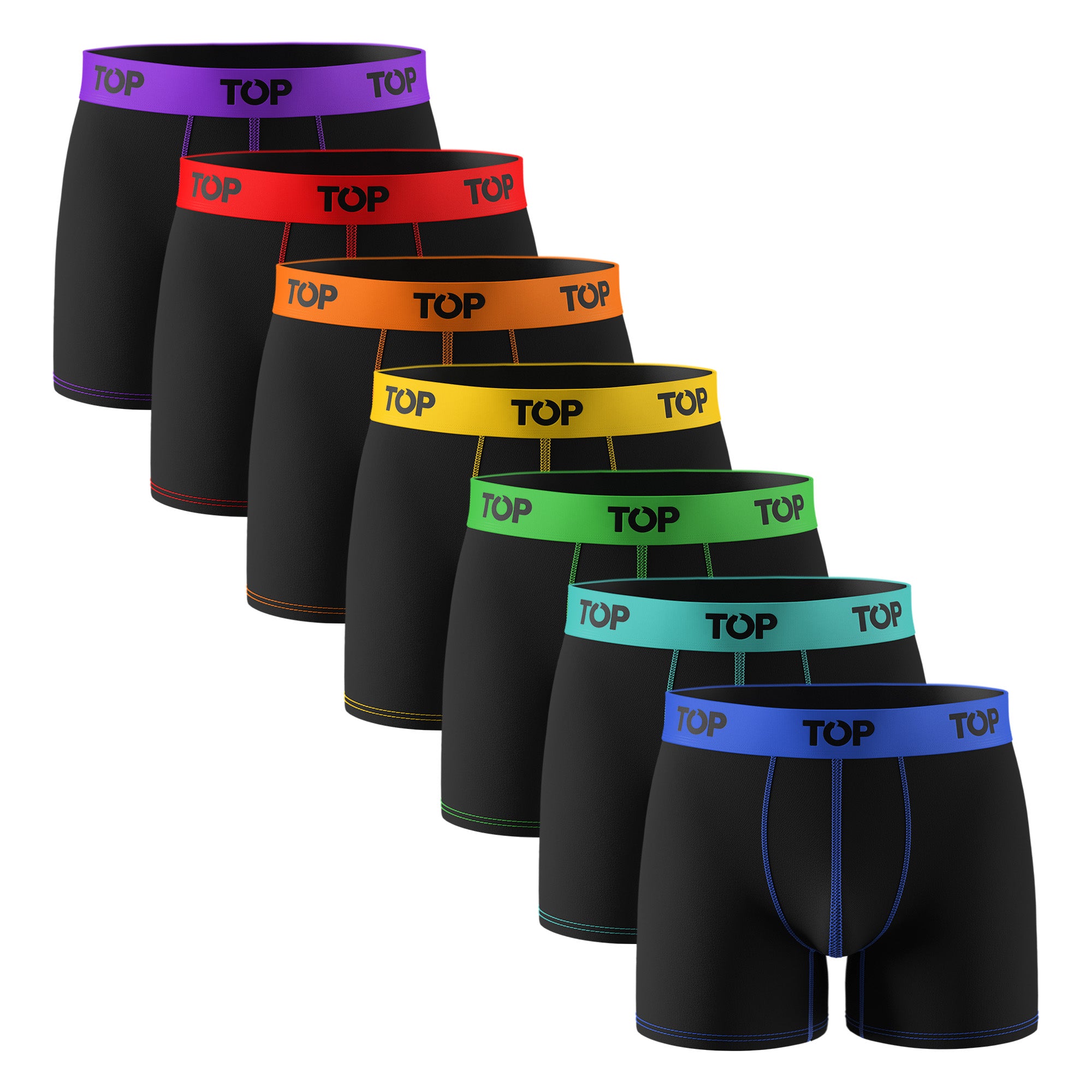 Bóxer Medio Algodón Pack 7 C4