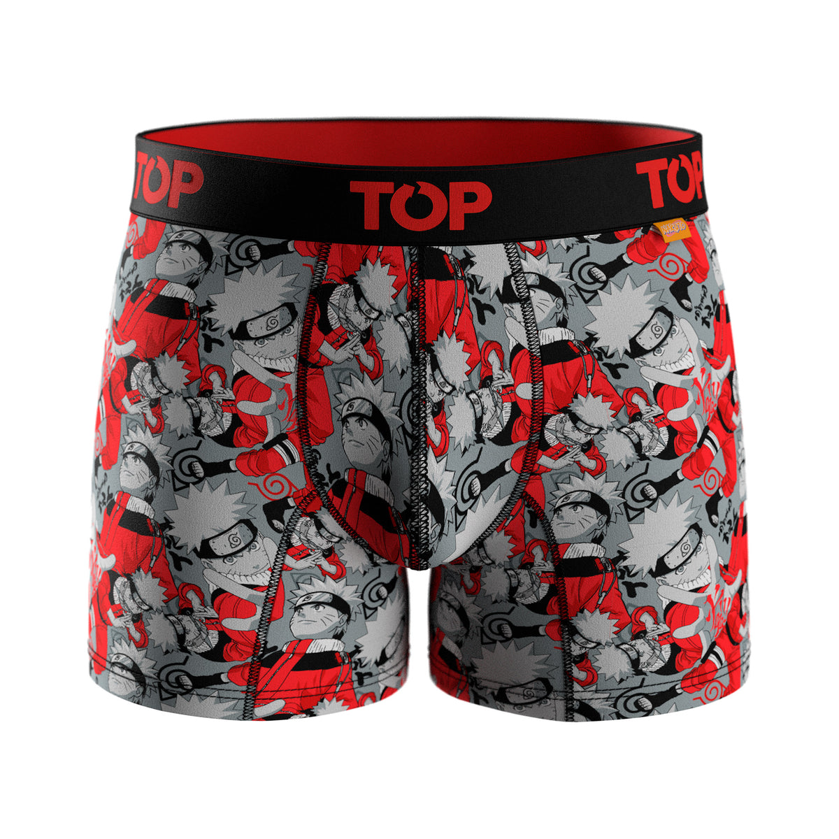 Bóxer Medio Microfibra Naruto Pack 3 C1