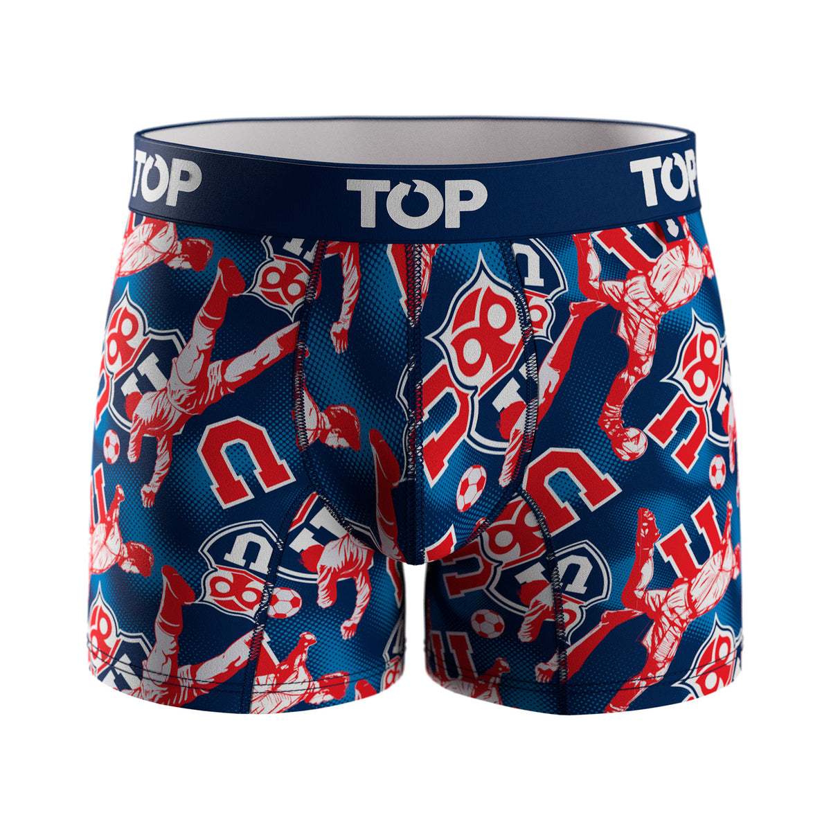 Bóxer Medio Microfibra Universidad de Chile Pack 3 C3