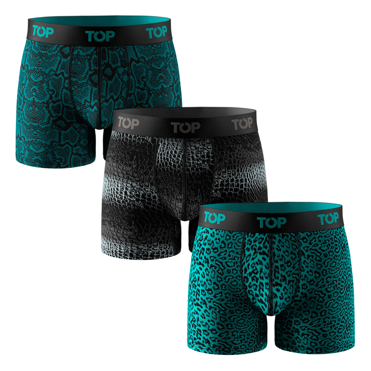 Bóxer Medio Algodón Pack 3 Colección Skins C4