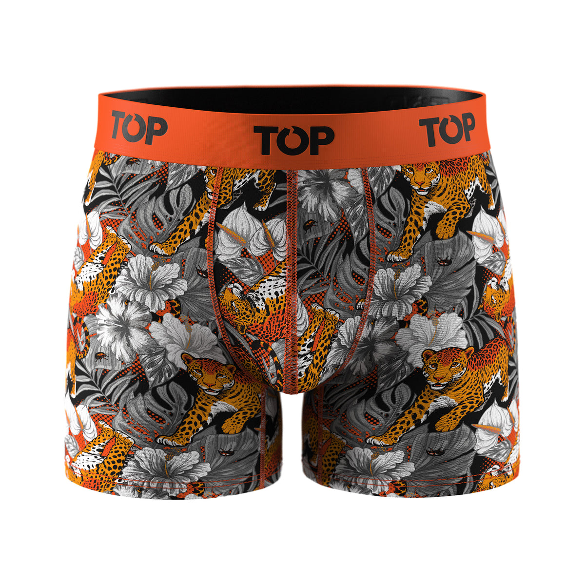 Bóxer Medio Hombre Algodón Pack 3 Tropical C3