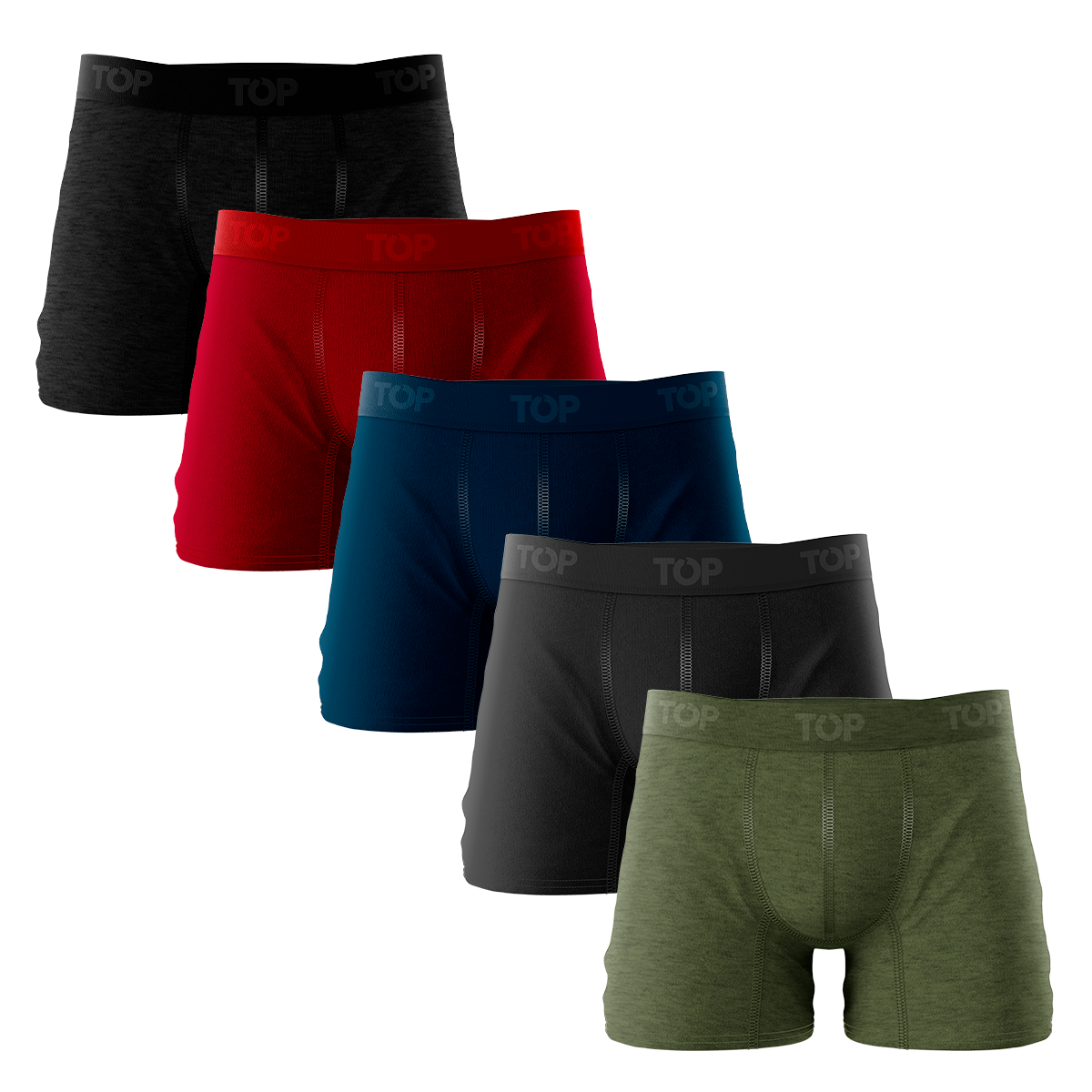 Bóxer Medio Algodón Pack 5 Guerreros - Gladiadores C2