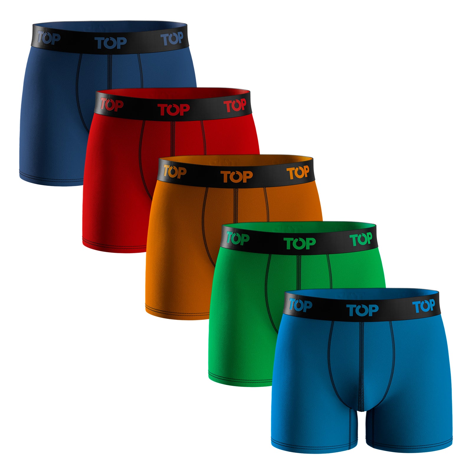 Bóxer Medio Algodón Pack 5 Colección Skins C2