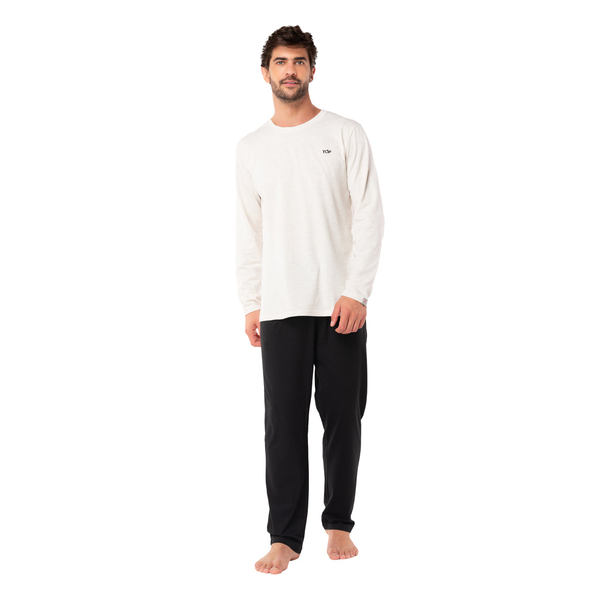 Pijama Largo Hombre Algodón Invierno C1