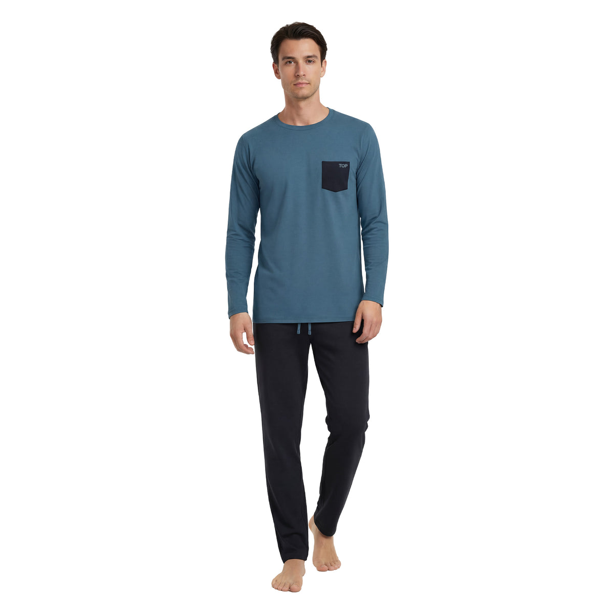 Pijama Hombre Invierno Algodón C3