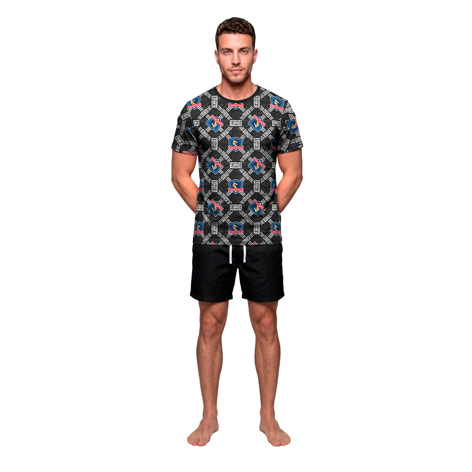 Pijama Hombre Algodón Verano Colo-Colo C1