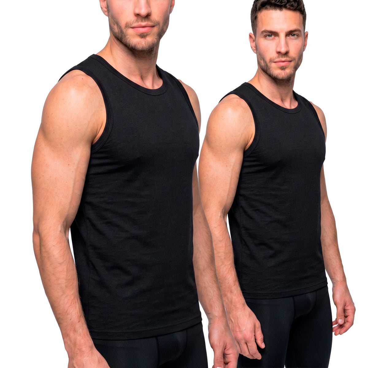 Camiseta Sin Mangas Algodón Pack 2 C2