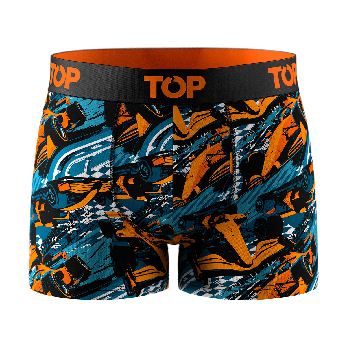 Bóxer Medio Niño Algodón Pack 4 Motores C1