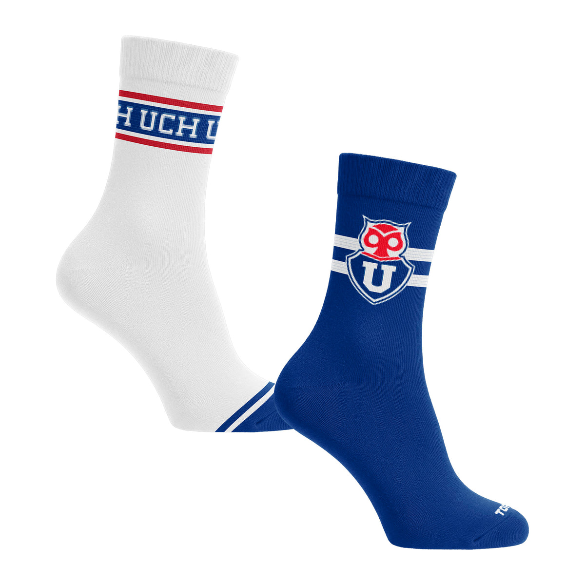 Calcetines Algodón Pack 2 Universidad de Chile C3