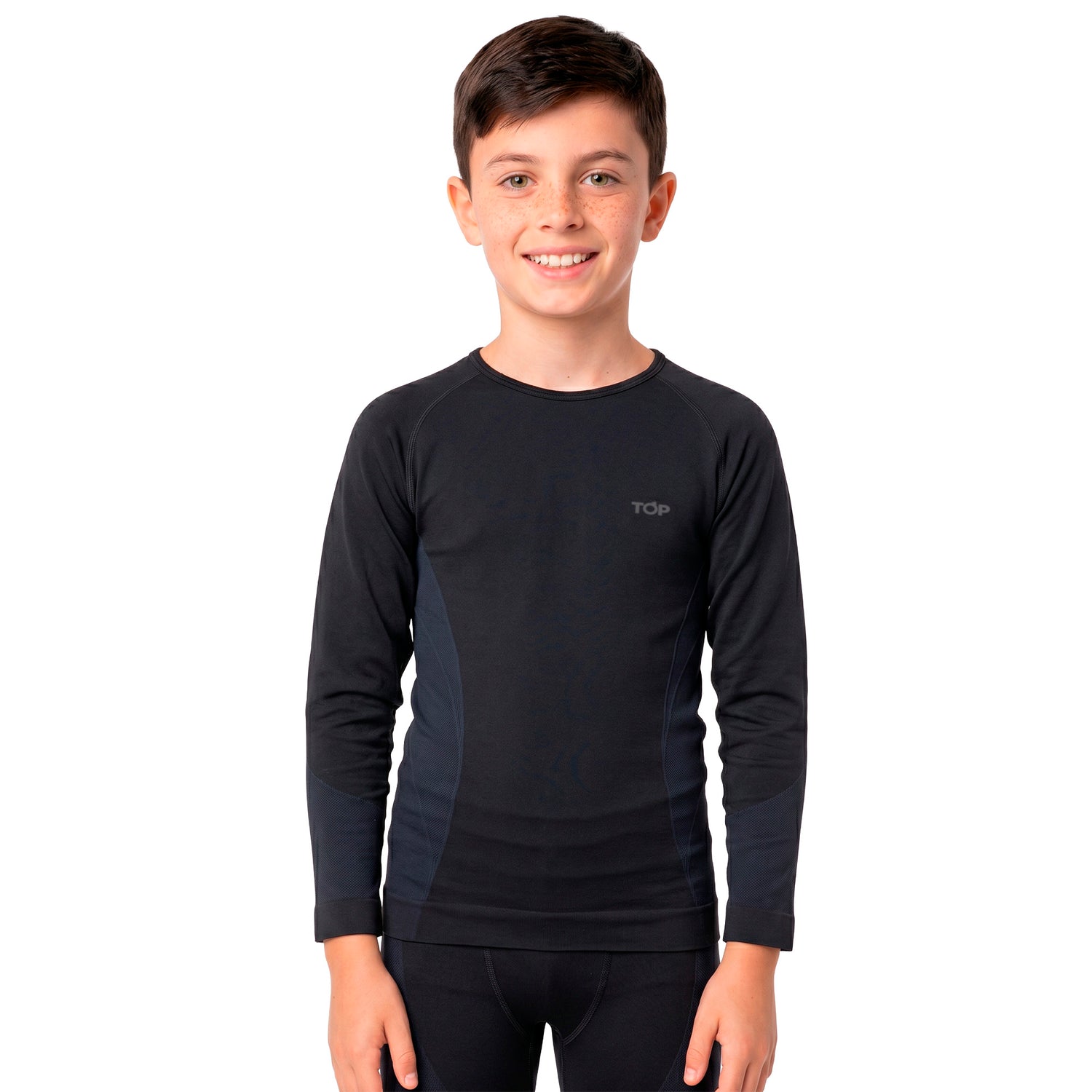 Camiseta Deportiva Primera Capa Microfibra Niño