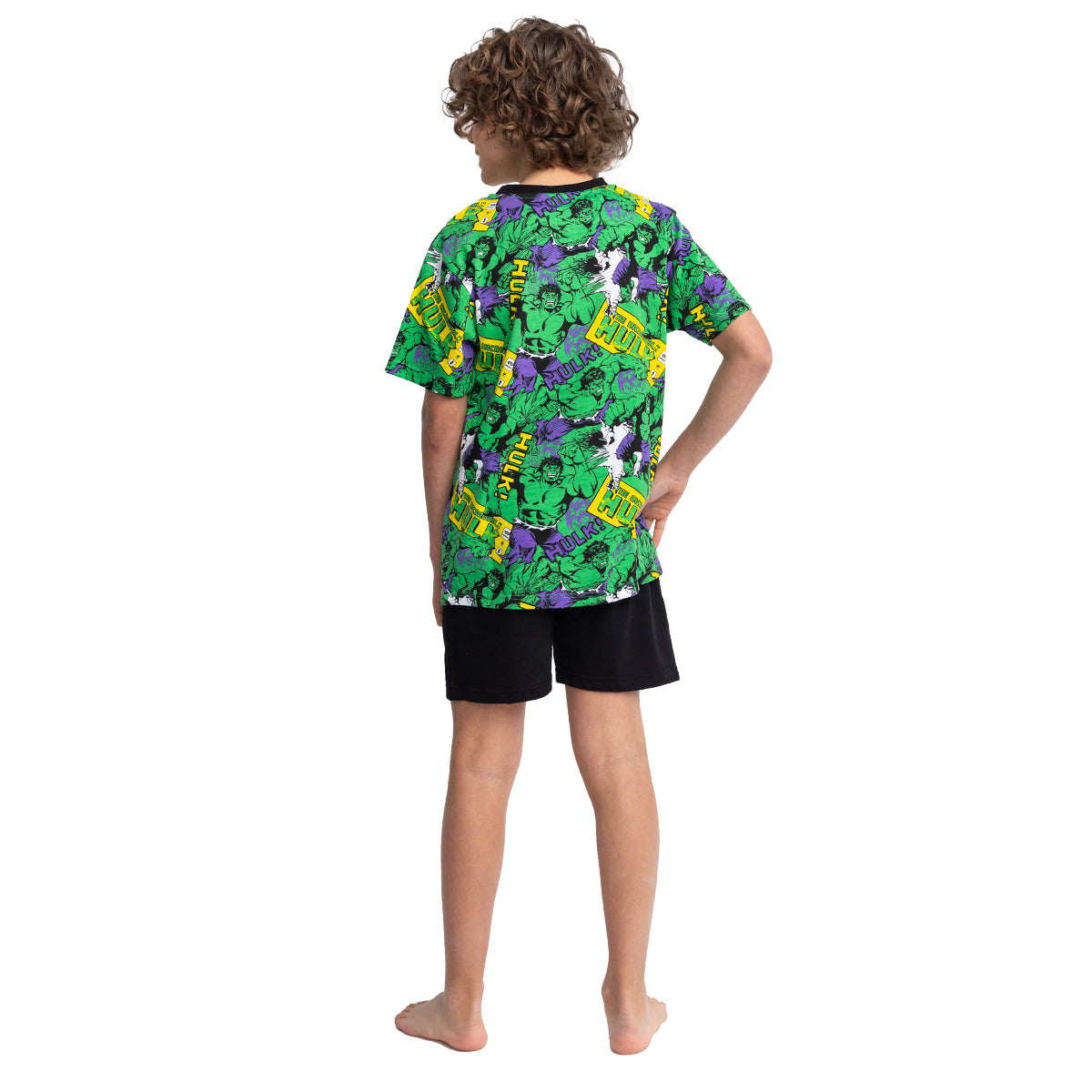 Pijama Niño Algodón Verano Hulk C2