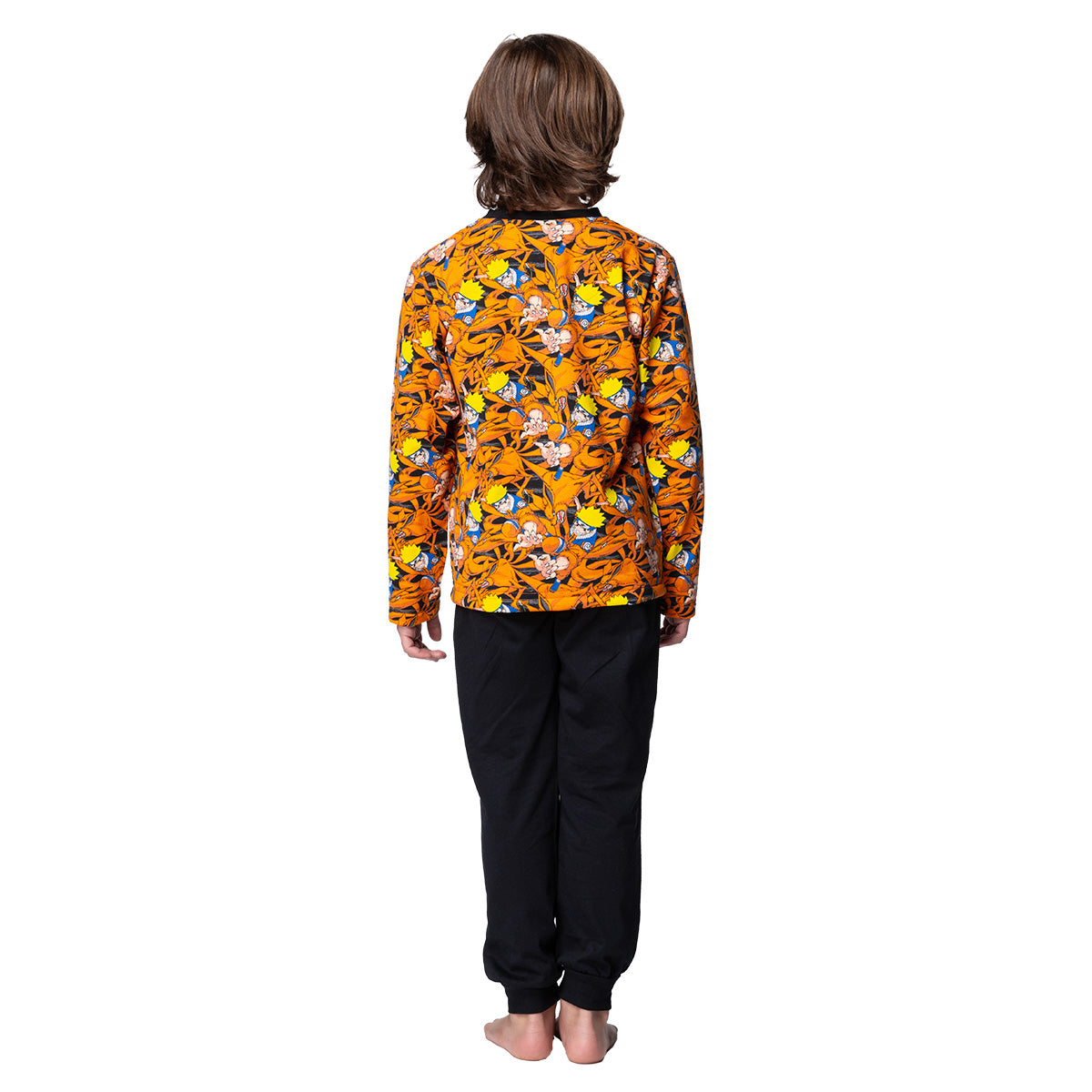 Pijama Largo Niño Invierno Algodón Naruto C1