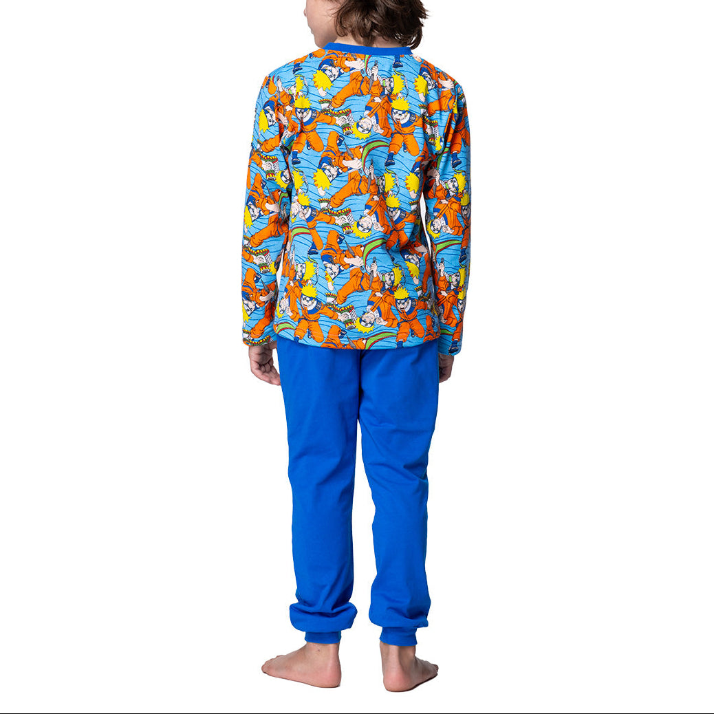 Pijama Largo Niño Invierno Algodón Naruto C2