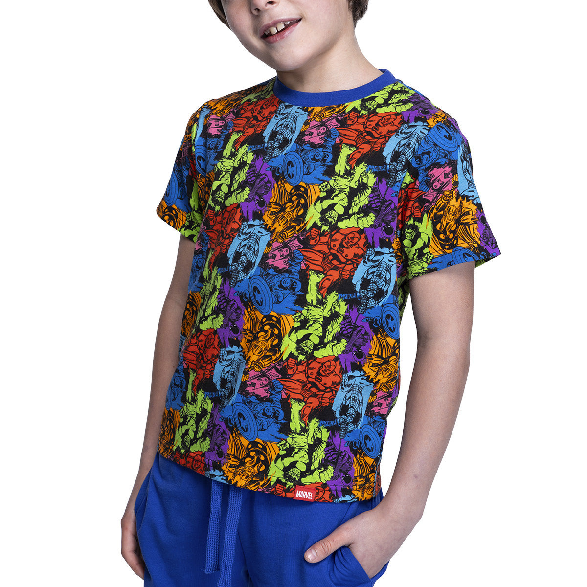 Pijama Verano Niño Algodón Marvel C2