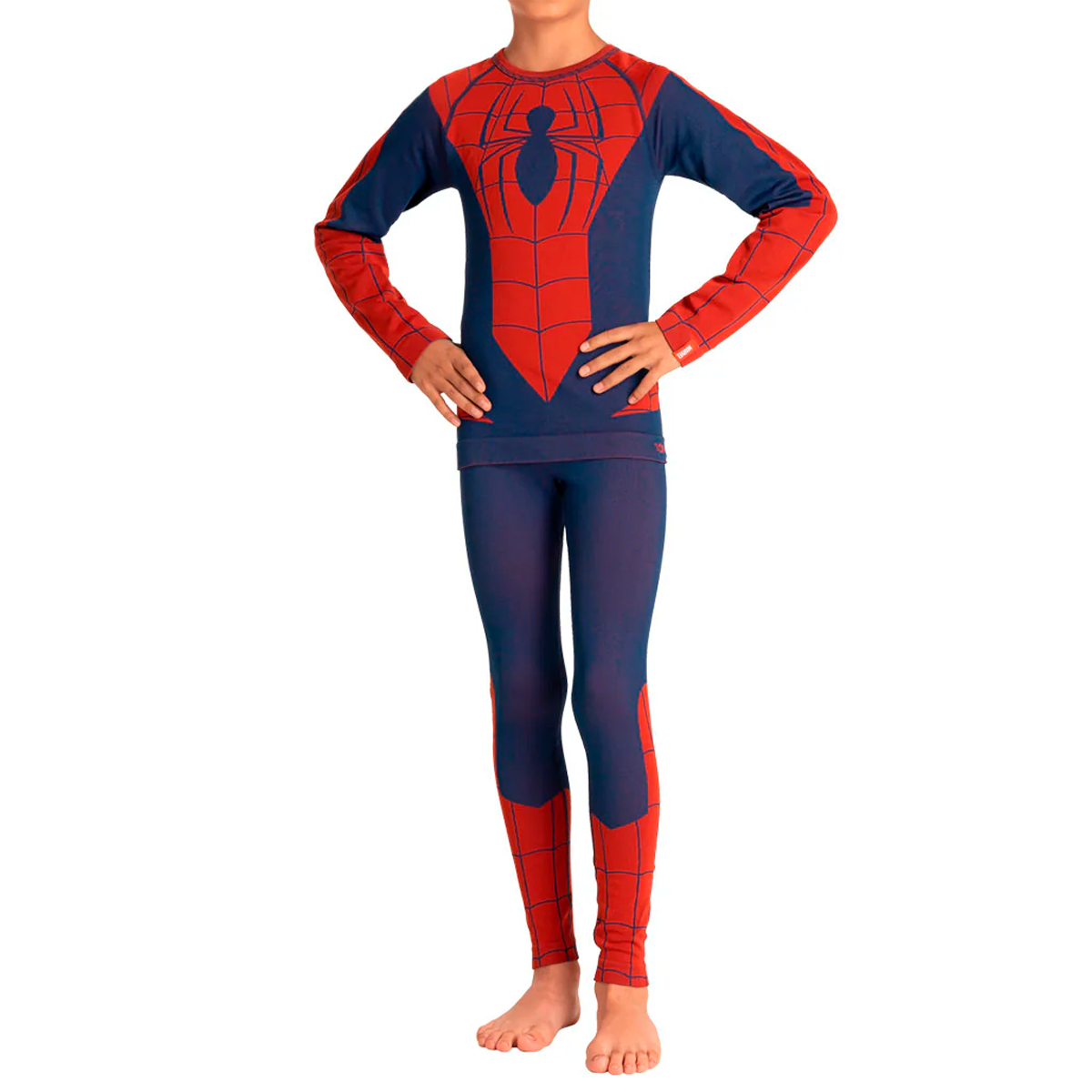 Calza Deportiva Niño Primera Capa Microfibra SPIDER MAN