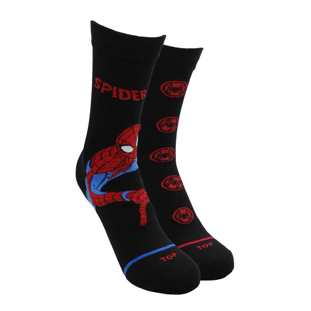 Calcetines Largos Niño Algodón Marvel Spider Man Pack 2 C1