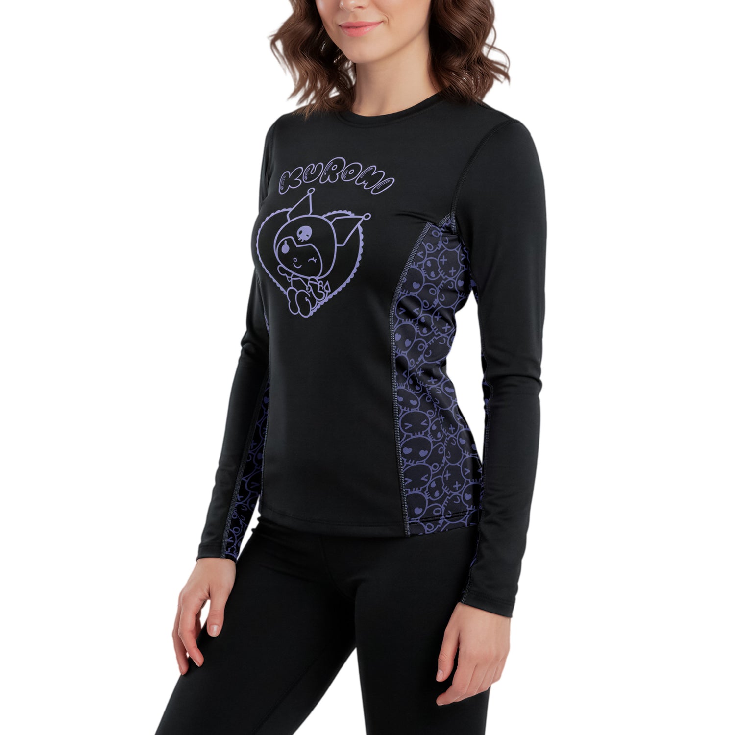 Camiseta Primera Capa Microfibra Kuromi Mujer C2