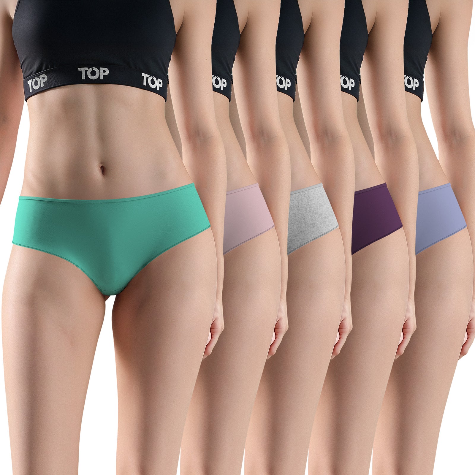 Calzón Pantaletas Algodón Sin Elástico Pack 5 C2