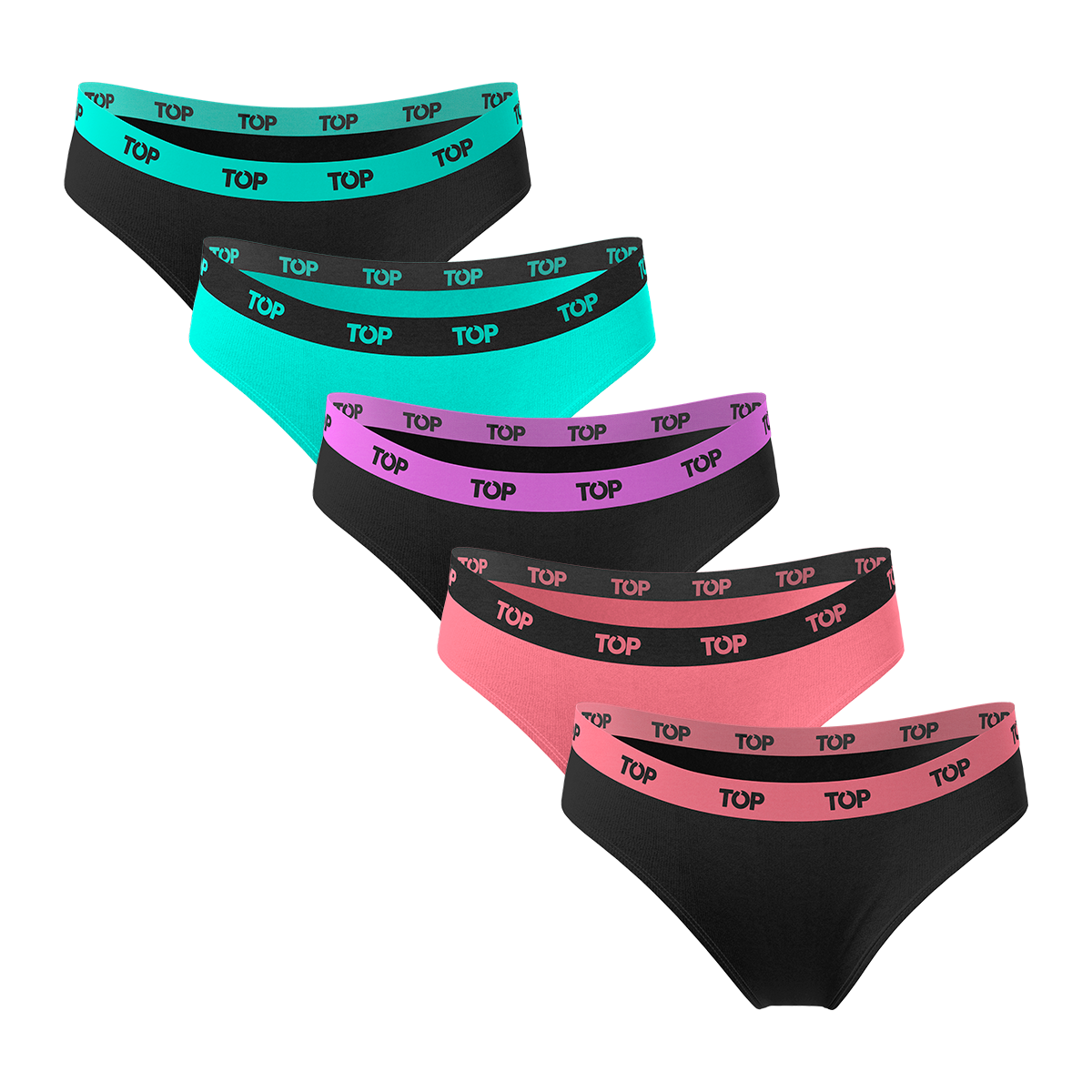 Calzón Bikini Algodón Pack 5 C1