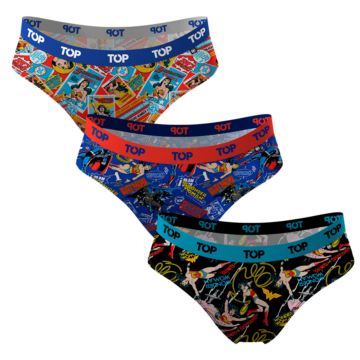 Calzón Bikini Algodón DC Pack 3 C10