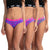 Calzón Bikini Algodón Pack 3 Neón C1