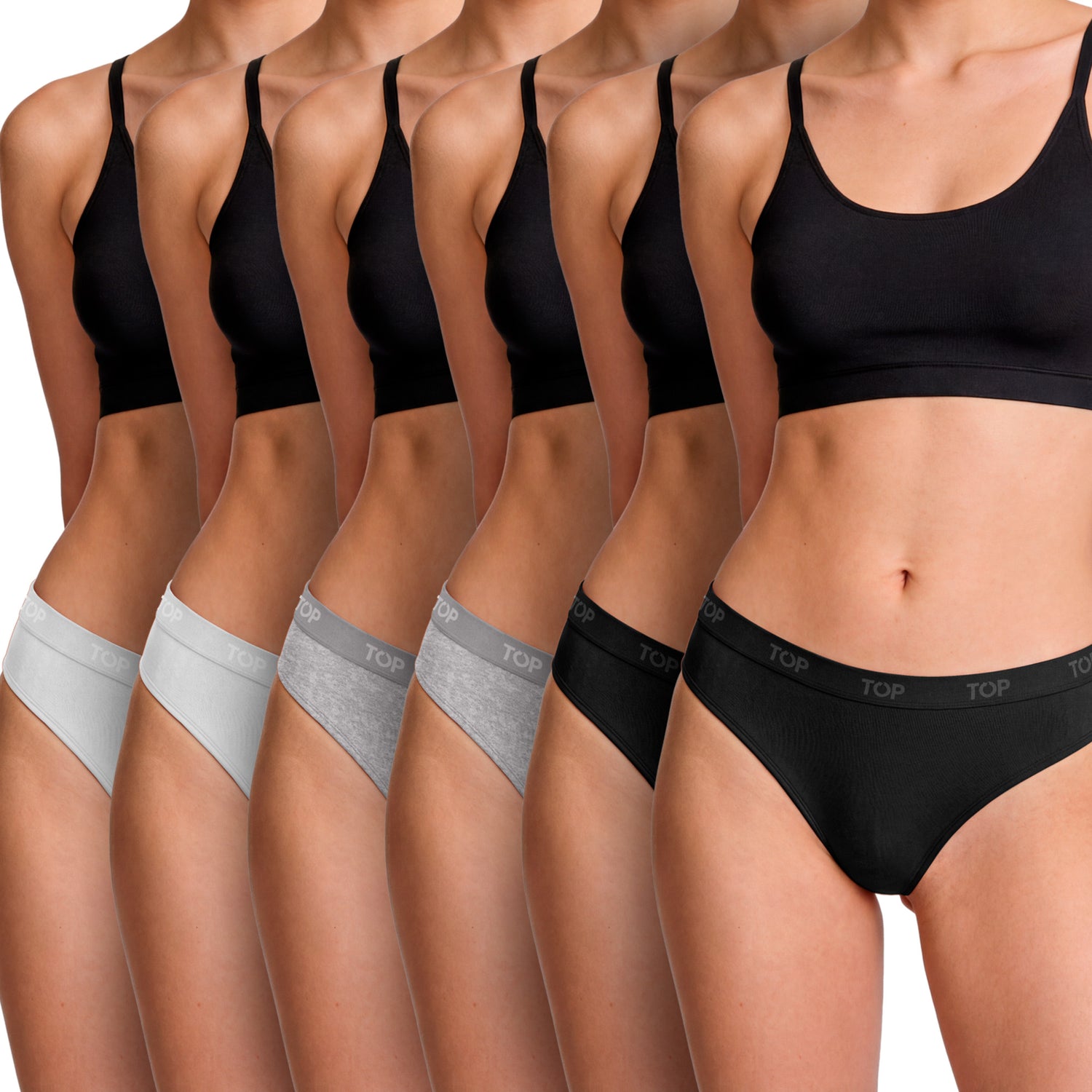 Calzón Bikini Algodón Pack 6 C2