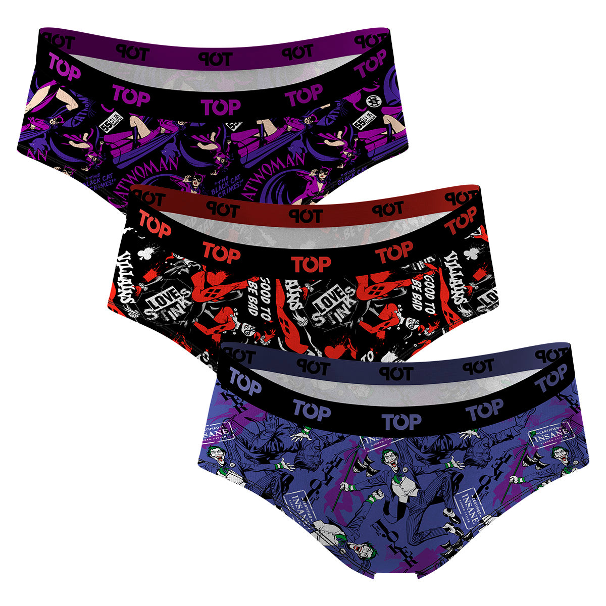 Calzón Pantaletas Algodón Con Elástico DC Pack 3 C2