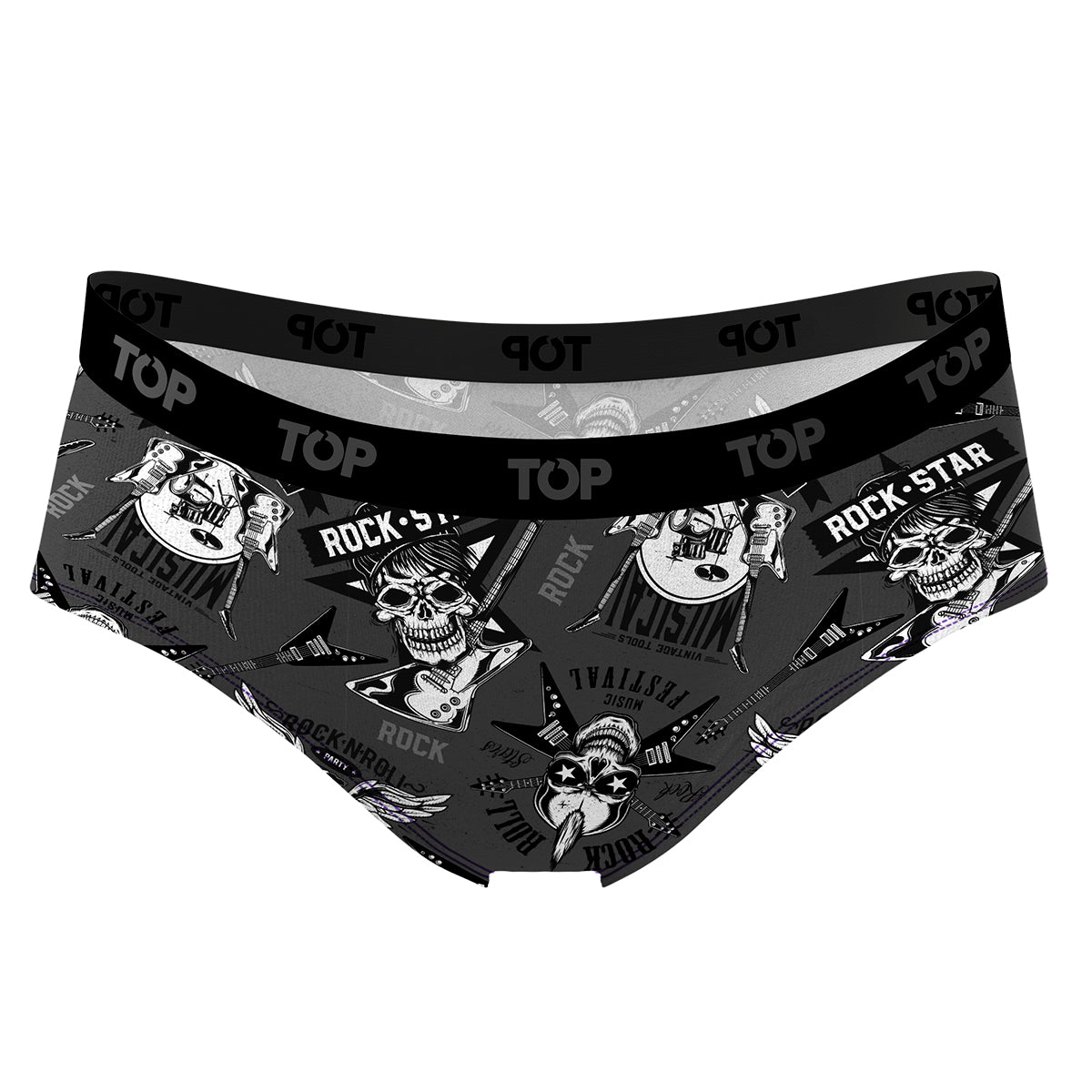 Calzón Pantaletas Algodón Con Elástico Pack 3 Icónicos - Rock C1