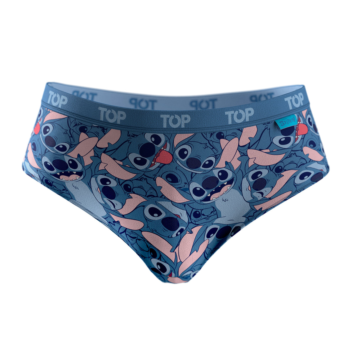 Calzón Pantaletas Algodón Con Elástico Pack 3 Stitch C1