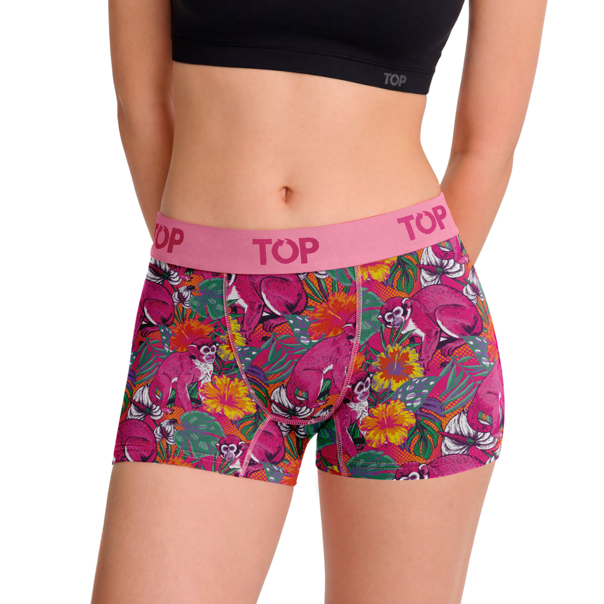 Bóxer Corto MUJER Algodón Pack 3 Colección Tropical C2