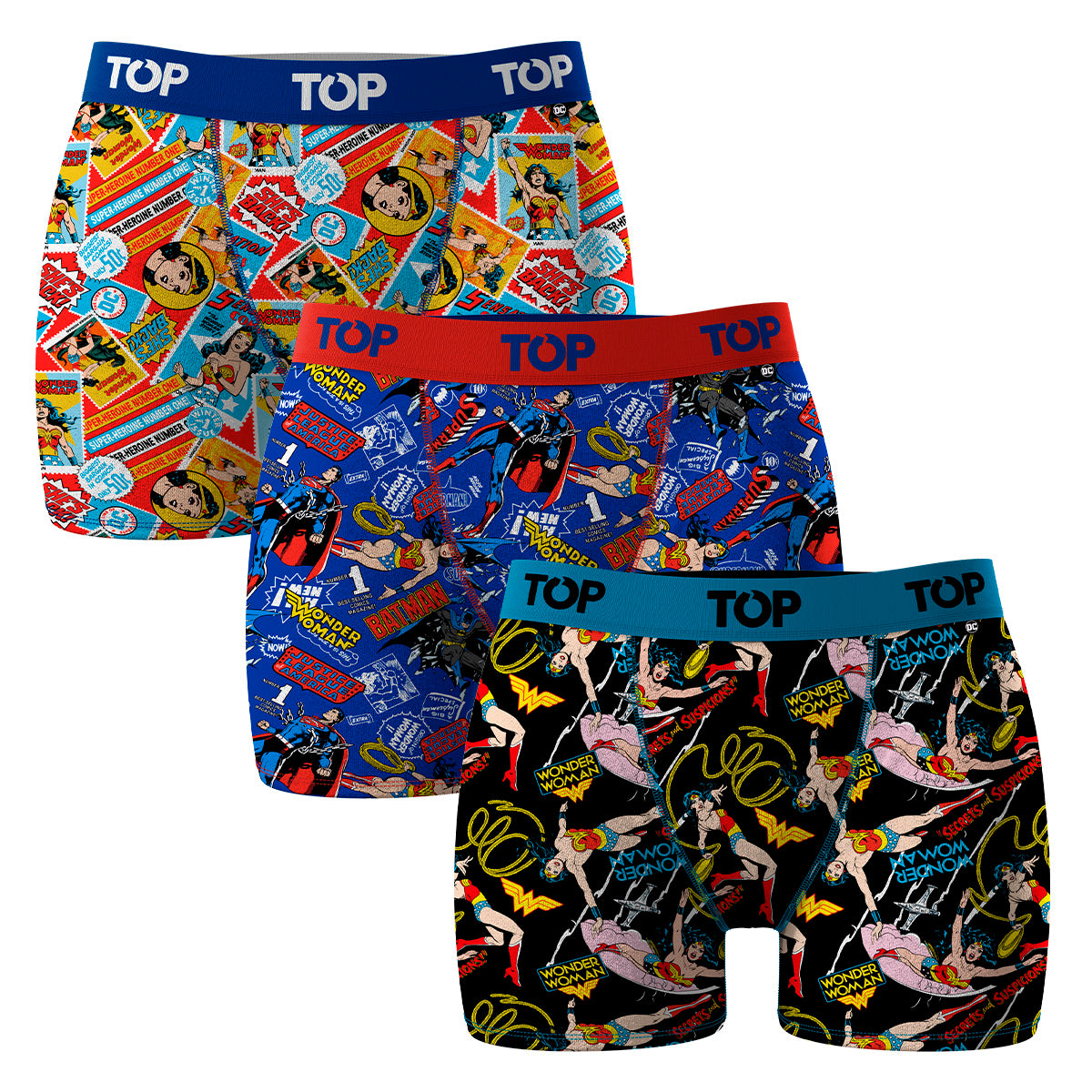 Bóxer Mujer Medio Algodón DC Pack 3 C6