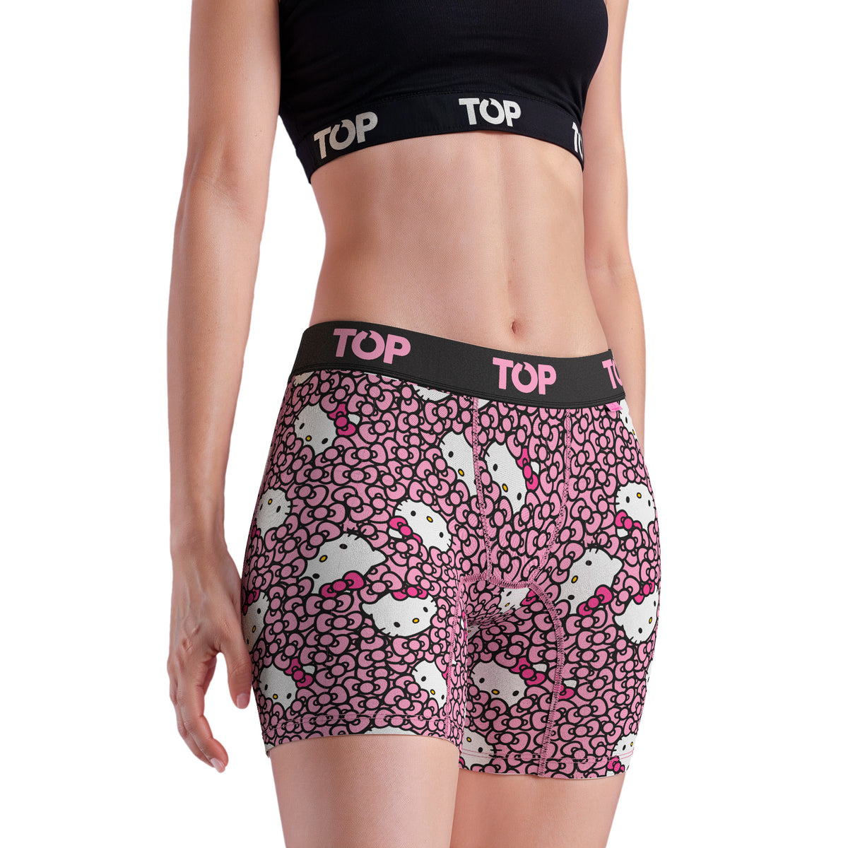 Bóxer Medio MUJER Algodón Pack 3 Hello Kitty C3