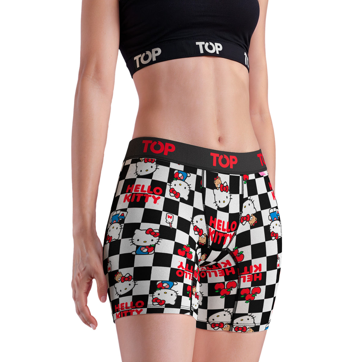 Bóxer Medio MUJER Algodón Pack 3 Hello Kitty C4