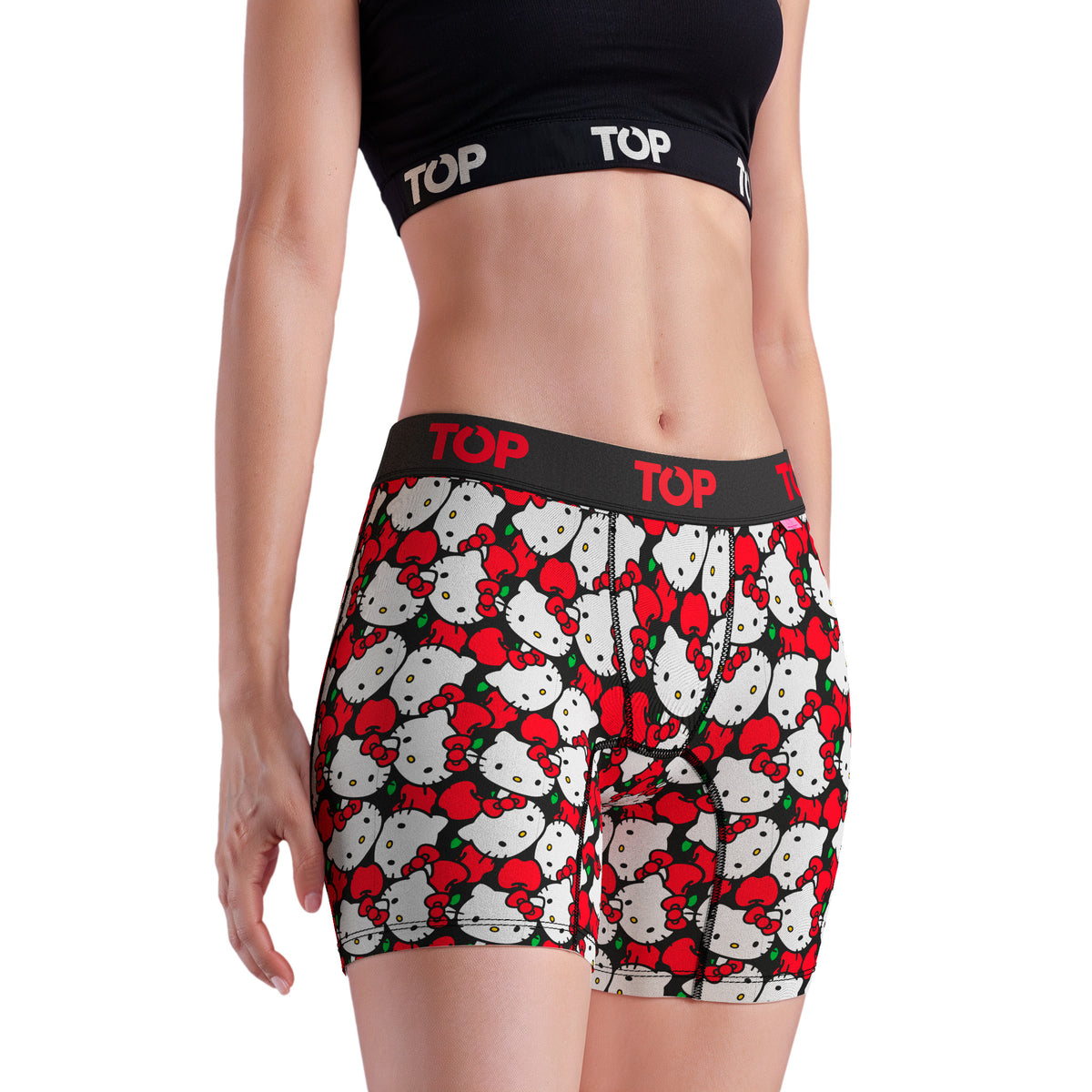 Bóxer Medio MUJER Algodón Pack 3 Hello Kitty C4