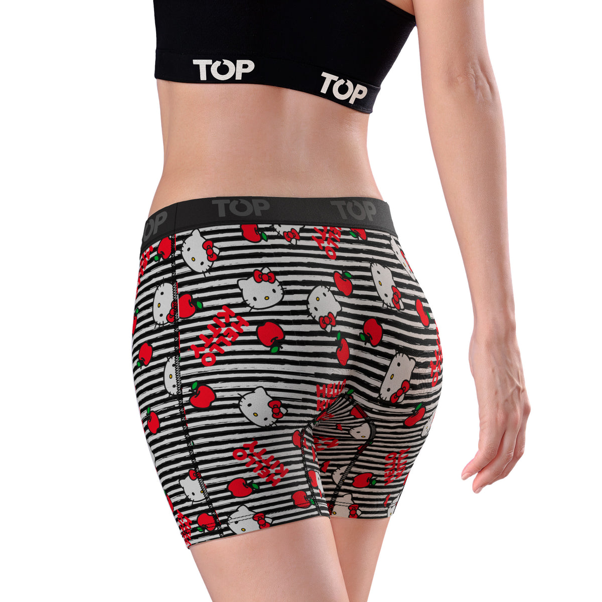 Bóxer Medio MUJER Algodón Pack 3 Hello Kitty C4