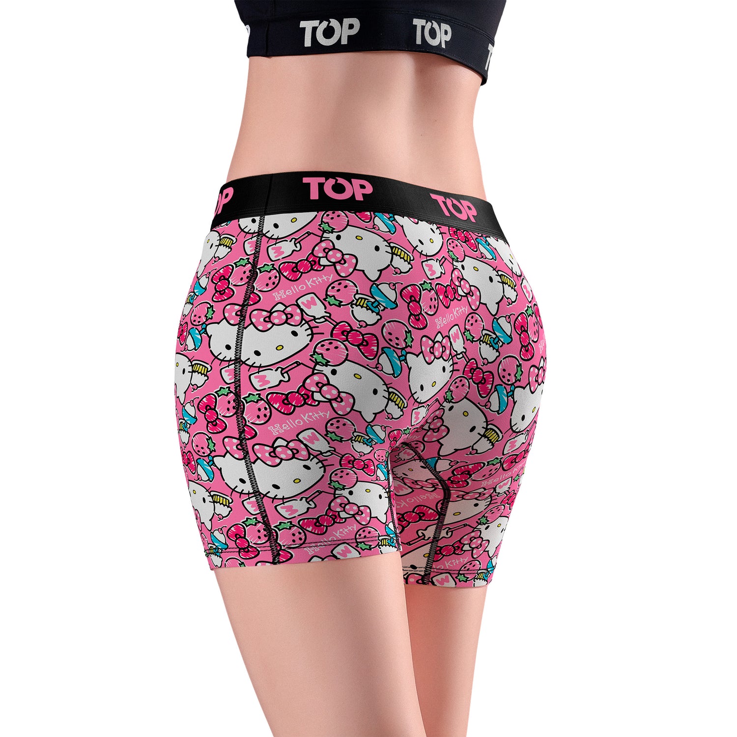 Bóxer Medio MUJER Algodón Pack 3 Hello Kitty C9