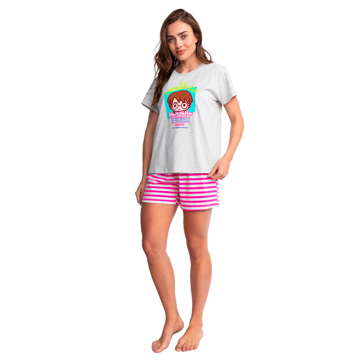 Pijama Mujer Verano Algodón Harry Potter C4