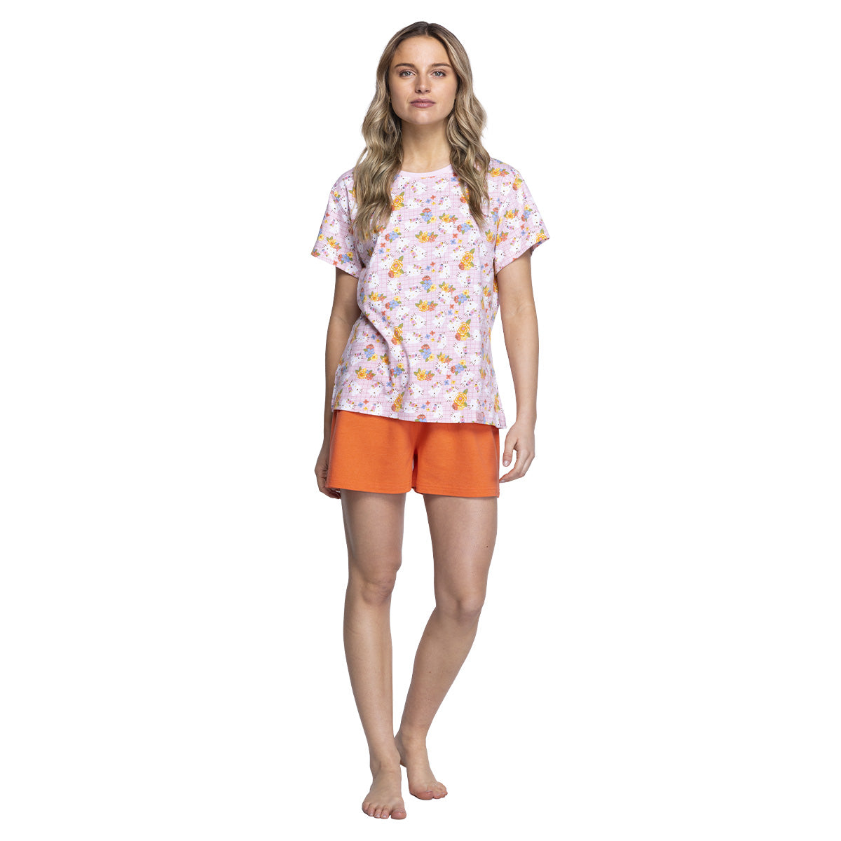 Pijama Verano Mujer Algodón Hello Kitty C4