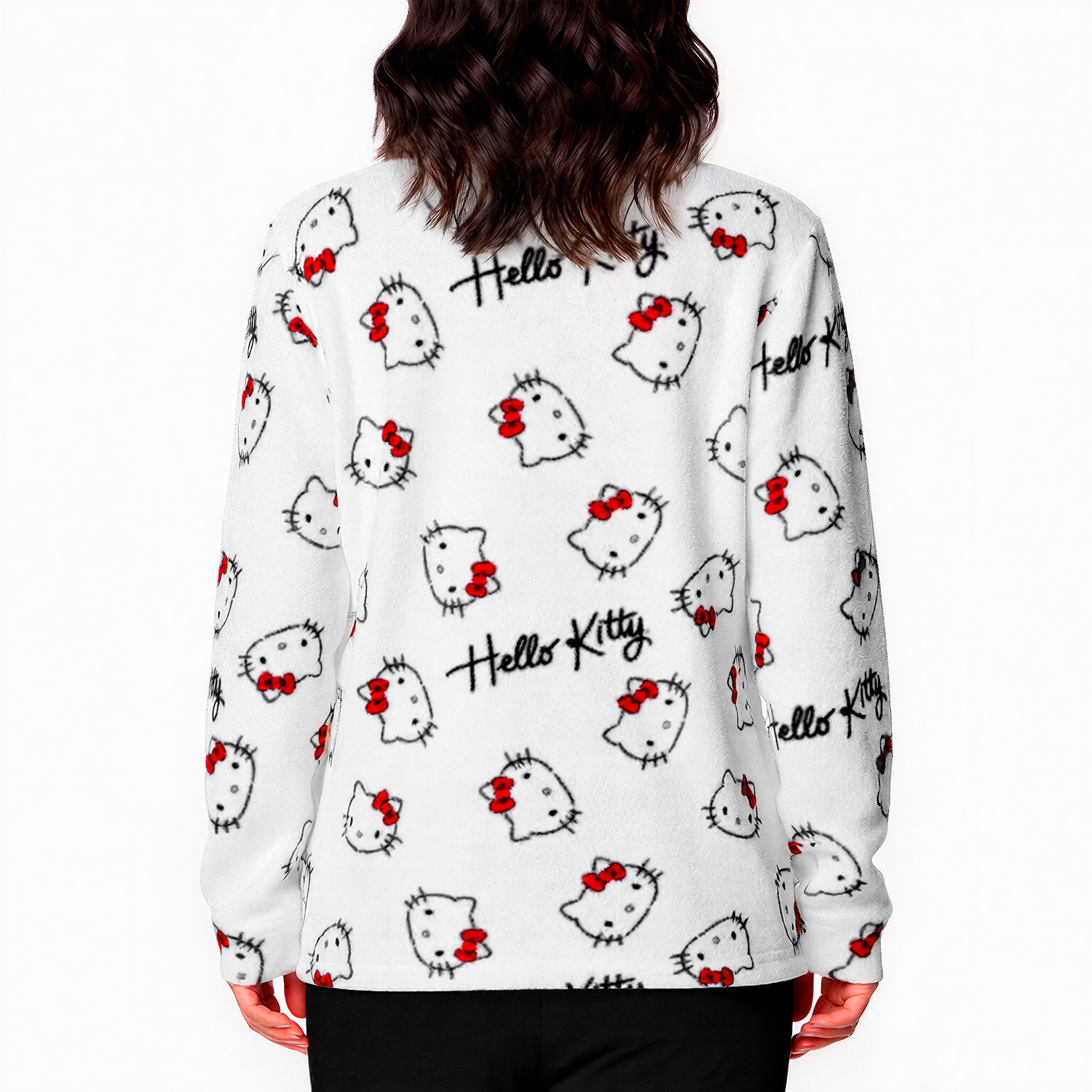 Pijama Invierno Mujer Micropolar Hello Kitty C1