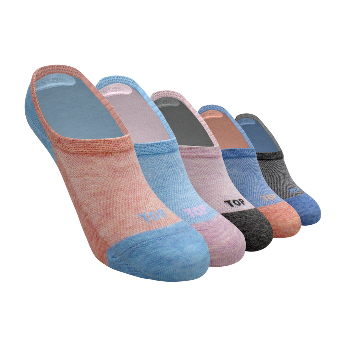 Calcetines Deportivos Invisibles Mujer Pack 5 C5