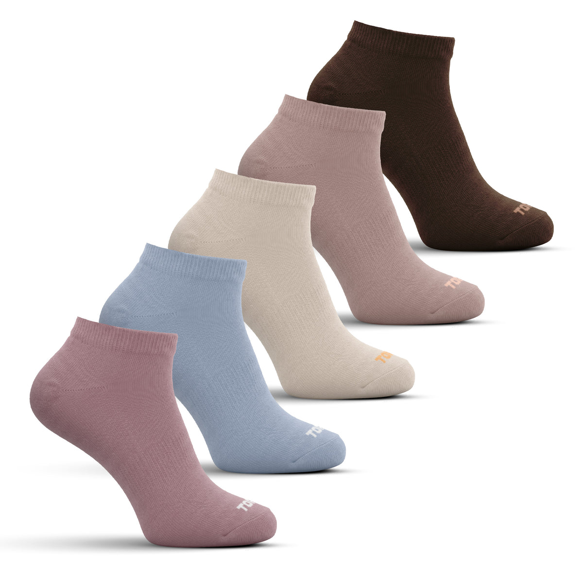 Calcetines Tobilleros Mujer Bambú Pack 5 C4