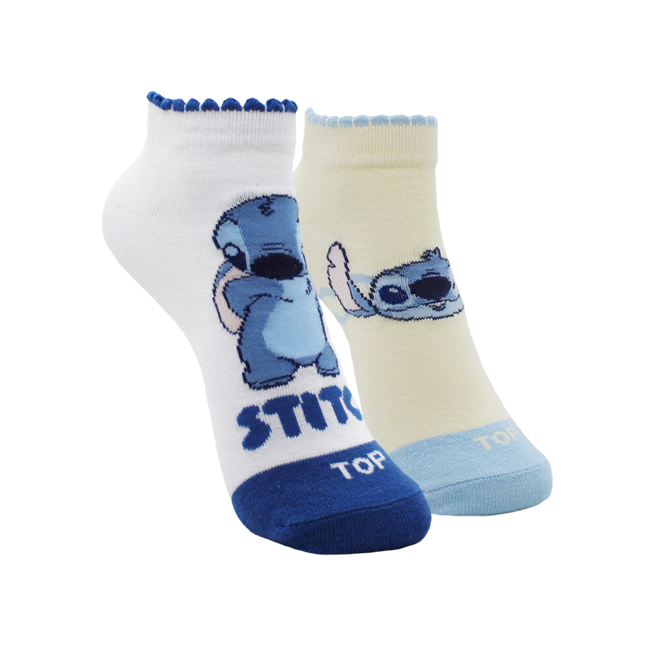 Calcetines Tobilleros Mujer Algodón Pack 2 Stitch C2