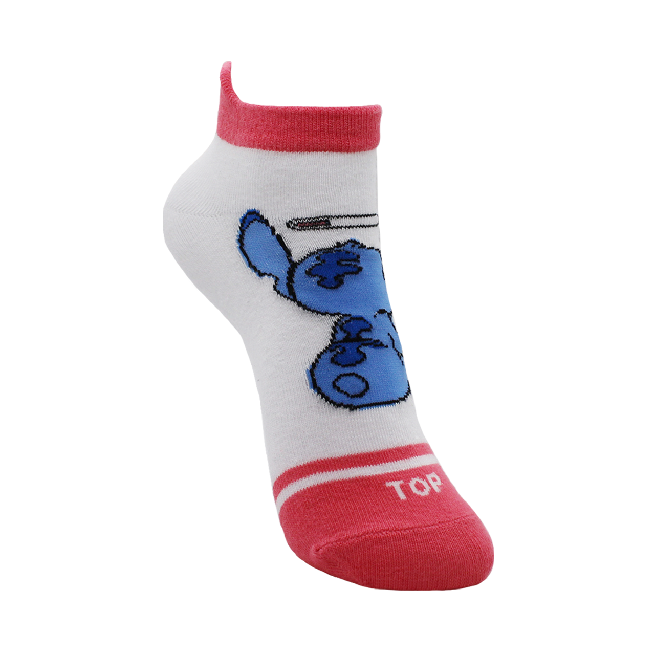 Calcetines Tobilleros Mujer Algodón Pack 2 Stitch C3