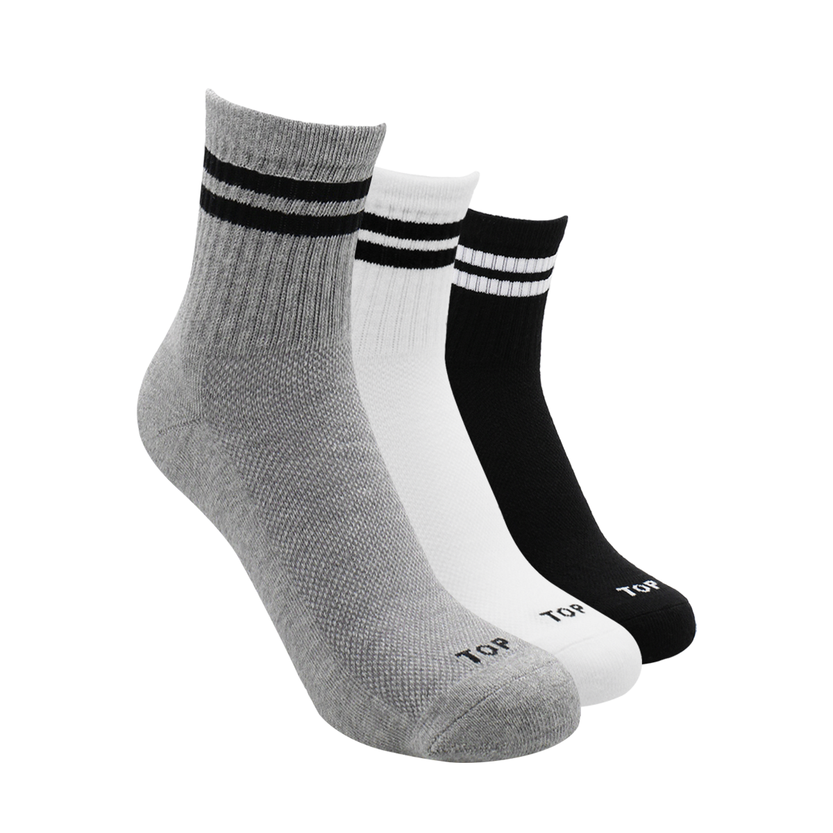 Calcetines Mujer Deportivos Media Caña Pack 3 C1