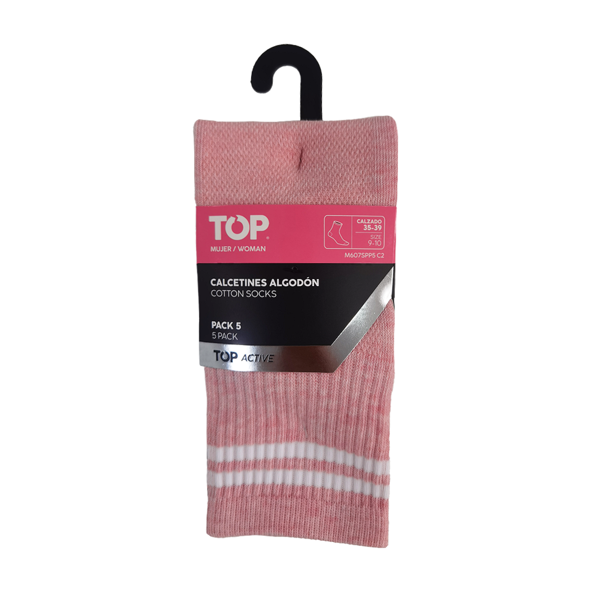 Calcetines Mujer Deportivos Media Caña Pack 5 C2